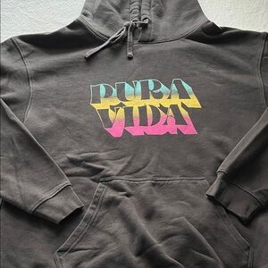 Pura Vida Charcoal Hoodie